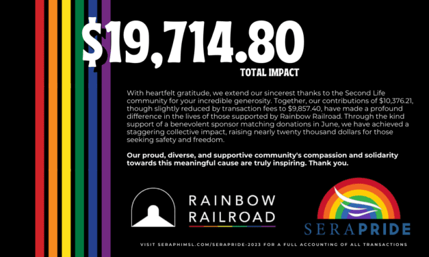 SeraPRIDE Donation to Rainbow Railroad