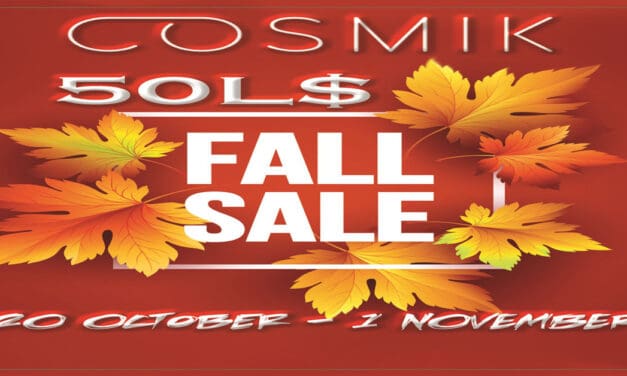Calling All Shoppers! Announcing A New Event Cosmik 50L$ Sale!