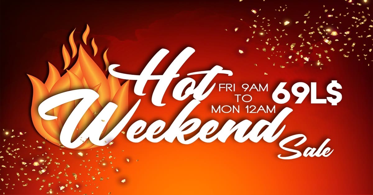 Hop In The Sleigh, Hot Weekend Sale Is Here!