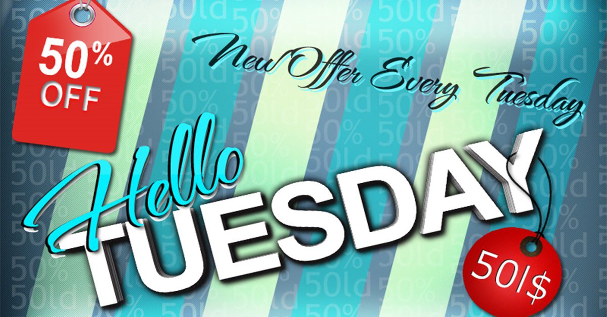 Made it through Monday, Reward Yourself with Hello Tuesday!