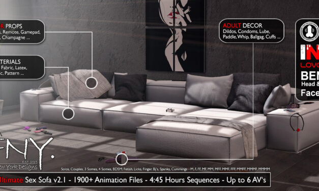 Updated – The Ultimate Sex Sofa V2.1 at Fallen New York Designs