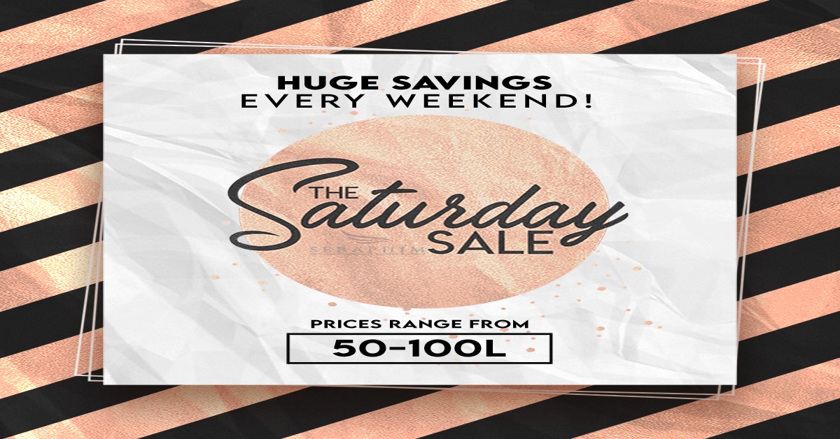 The Saturday Sale Will Find A Way!