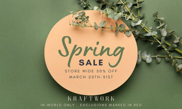 50% Off Storewide Annual Spring Sale at KraftWork