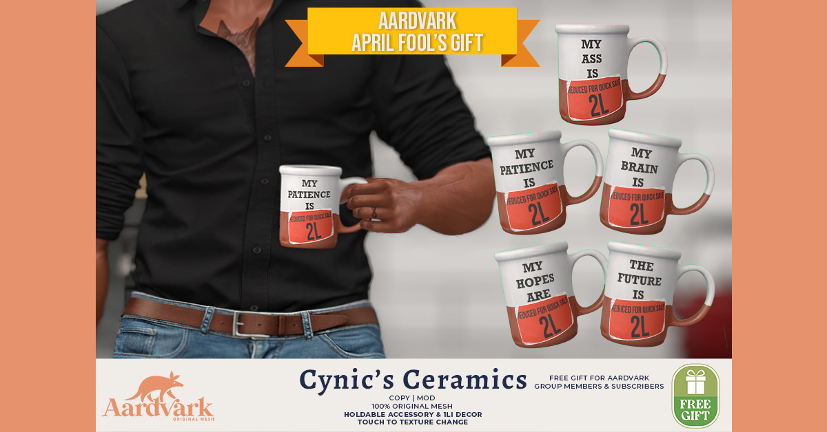 April Gift Cynic’s Ceramics from Aardvark!
