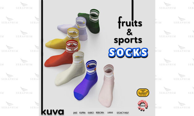 New Fruits and Sports Socks Gift at Kuva!