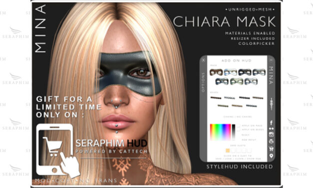 Free Gift Chiara Mask from Mina on the Seraphim HUD!