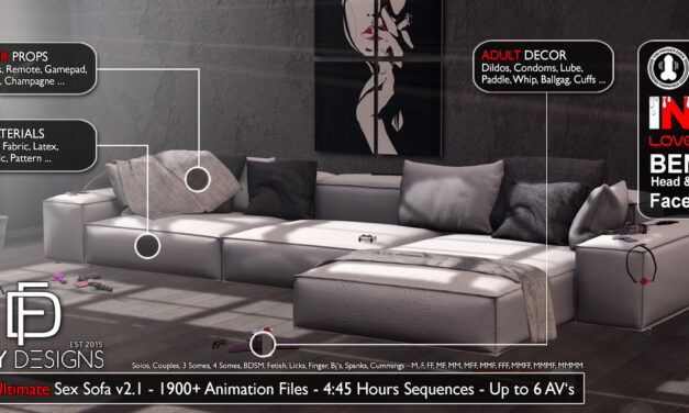 Don’t Settle for Less – The Ultimate Sex Sofa V2.1 at Fallen New York Designs!