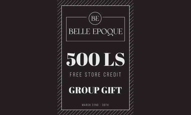 Group Gift 500L Store Credit at Belle Epoque