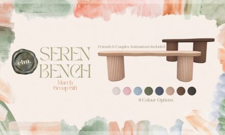 March Group Gift Seren Bench at Elm.
