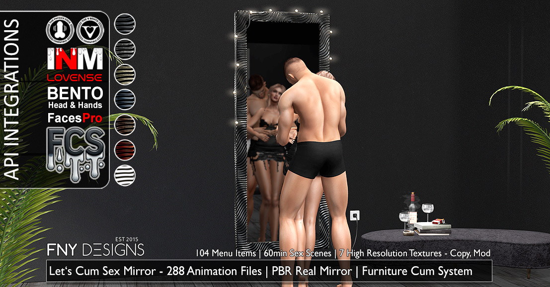 Let’s Cum Sex Mirror at FNY Designs