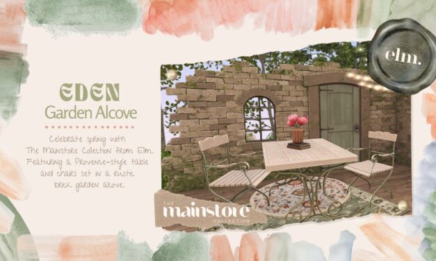 Eden Garden Alcove – New Release at Elm.