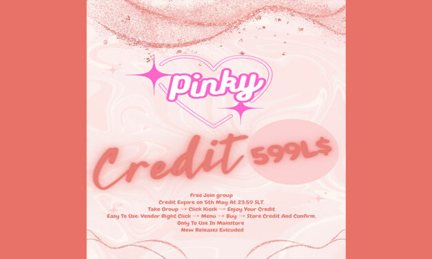 New Group Gift 599L Store Credit at Pinky