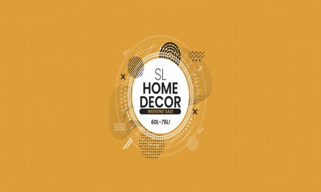 Make Your Space Shine with SL Home Decor Weekend Sale!