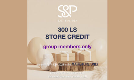 VIP Group Gift 300L Store Credit at Salt & Pepper