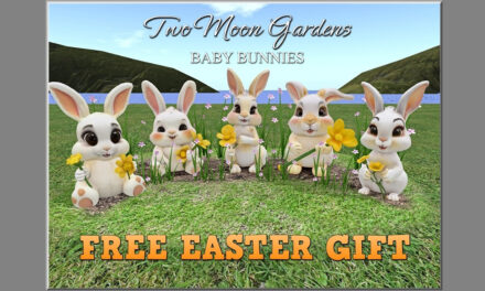 Free Easter Group Gift Baby Bunnies at Two Moon Gardens