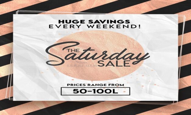 Rain or Shine, it’s The Saturday Sale!