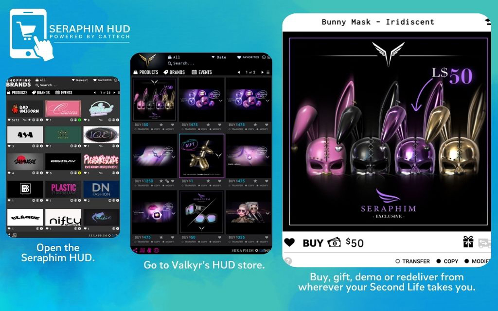 Bunny Mask by Valkyr – HUD Pick of the Day