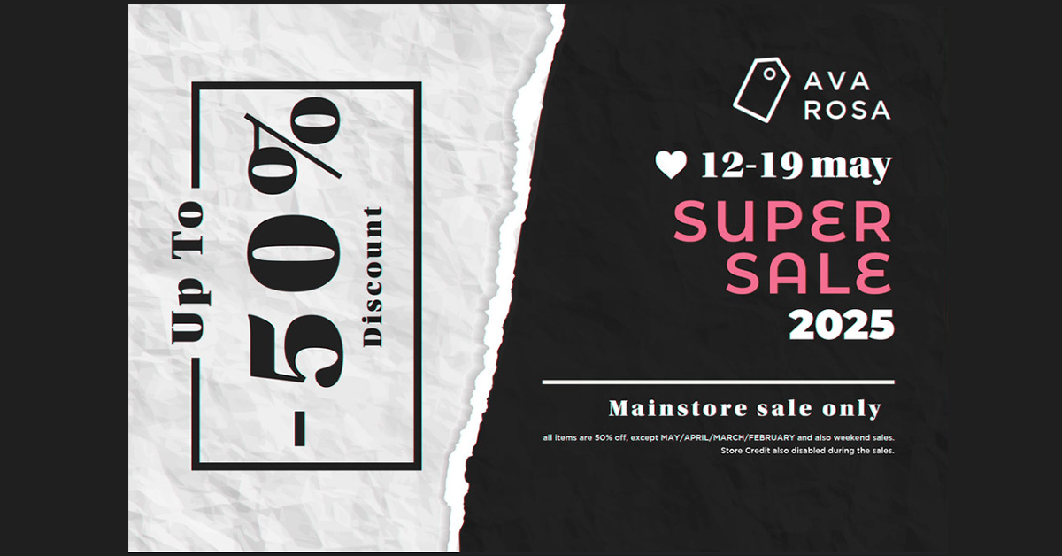 Avarosa Super Sale up to 50% Off at Mainstore