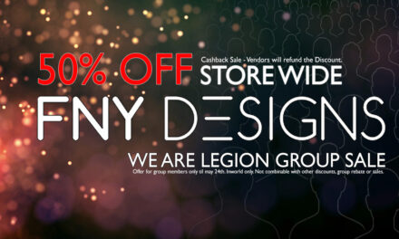 We Are Legion 50% Off Group Sale at FNY Designs Mainstore