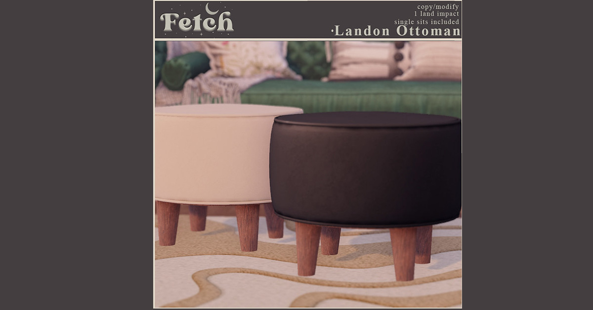 VIP Group Gift Landon Ottoman at Fetch