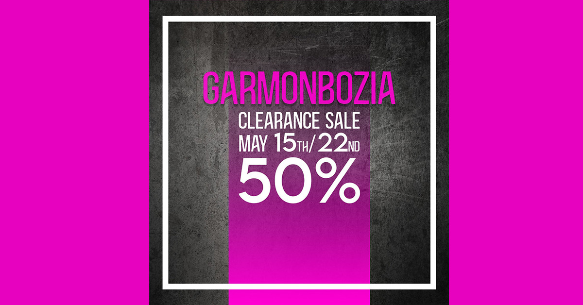 Garmonbozia Clearance Sale 50% Off on Selected Items