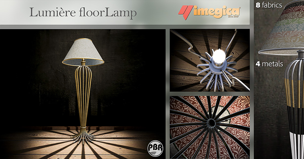 Group Gift Lumiere Floor Lamp at Imegica