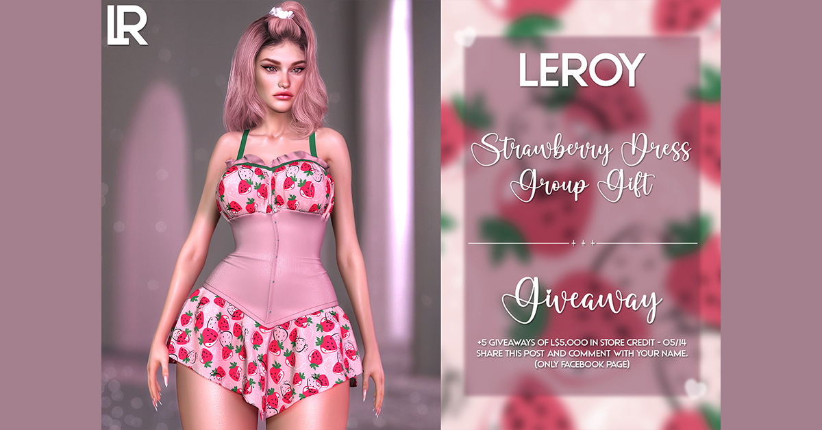 Strawberry Dress Group Gift at Leroy