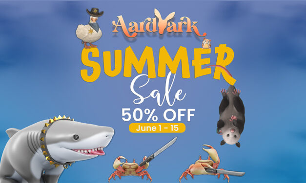 Aardvark Summer Sale 50% Off