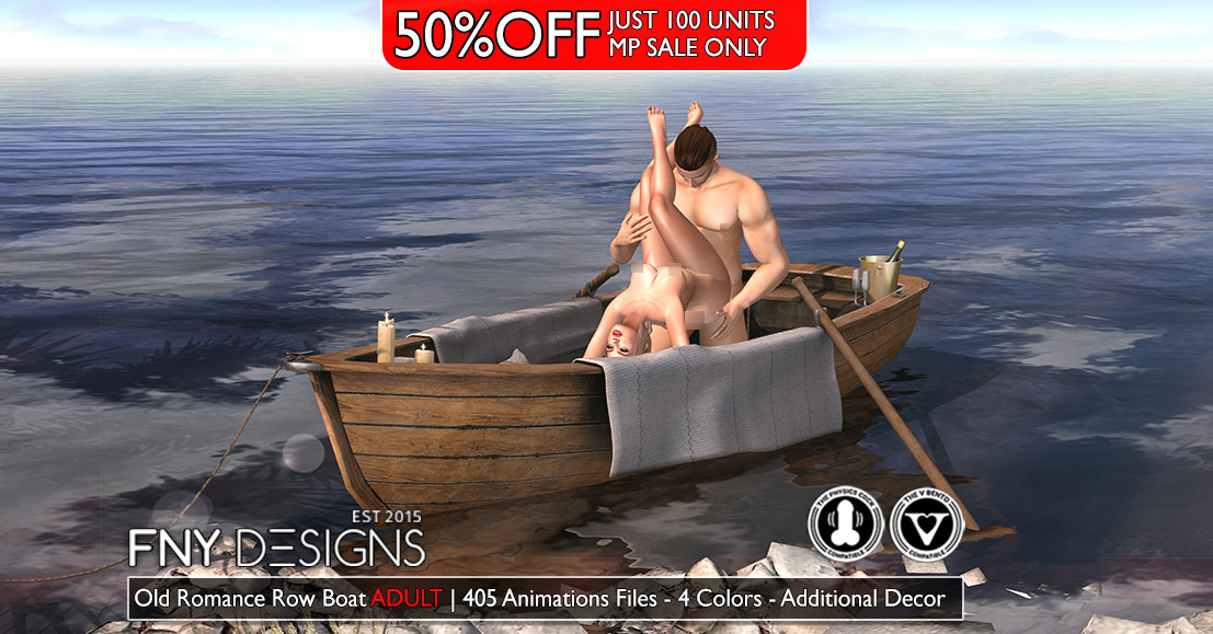 50% Off Sale Old Romance Row Boat – Marketplace Only