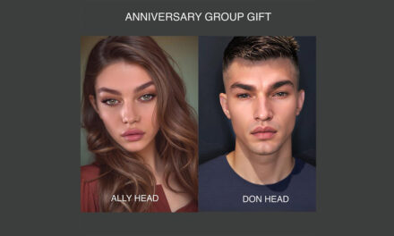 Akeruka Anniversary Group Gifts Ally & Don Heads