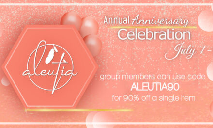 Aleutia Annual Anniversary Sale 90% Off a Single Item!