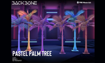 New Group Gift Pastel Palm Tree at BackBone