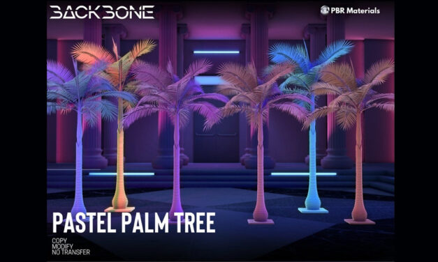 New Group Gift Pastel Palm Tree at BackBone