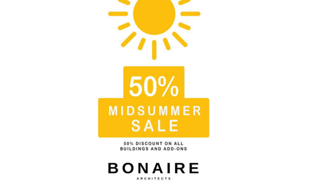 Midsummer Sale 50% Off at Bonaire Architects
