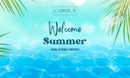 Welcome Summer- 350L Store Credit Group Gift at Carol’s
