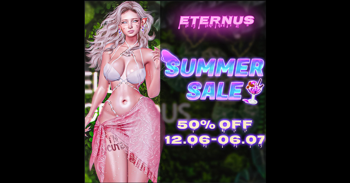 Summer Sale 50% Off at Eternus Mainstore