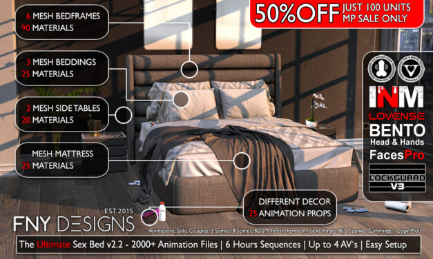 50% Off The Ultimate Sex Bed by FNY Designs – Marketplace Only