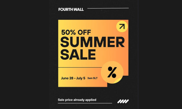 50% Off Summer Sale at Fourth Wall
