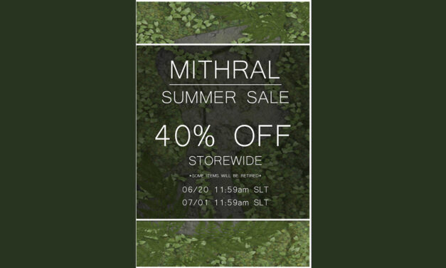 Summer Sale 40% Off Storewide at Mithral