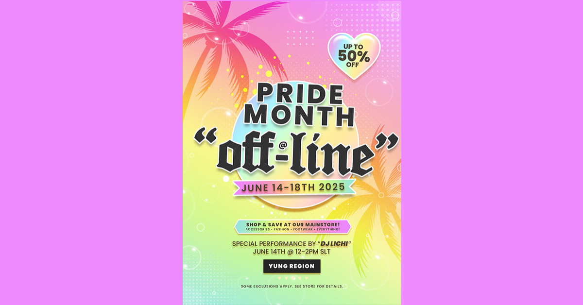 Off-Line Pride Month Sale 50% Off