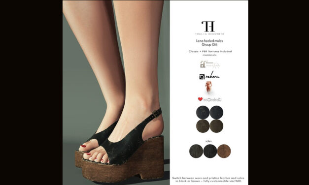 Group Gift Lena Heeled Mules at Thalia Heckroth