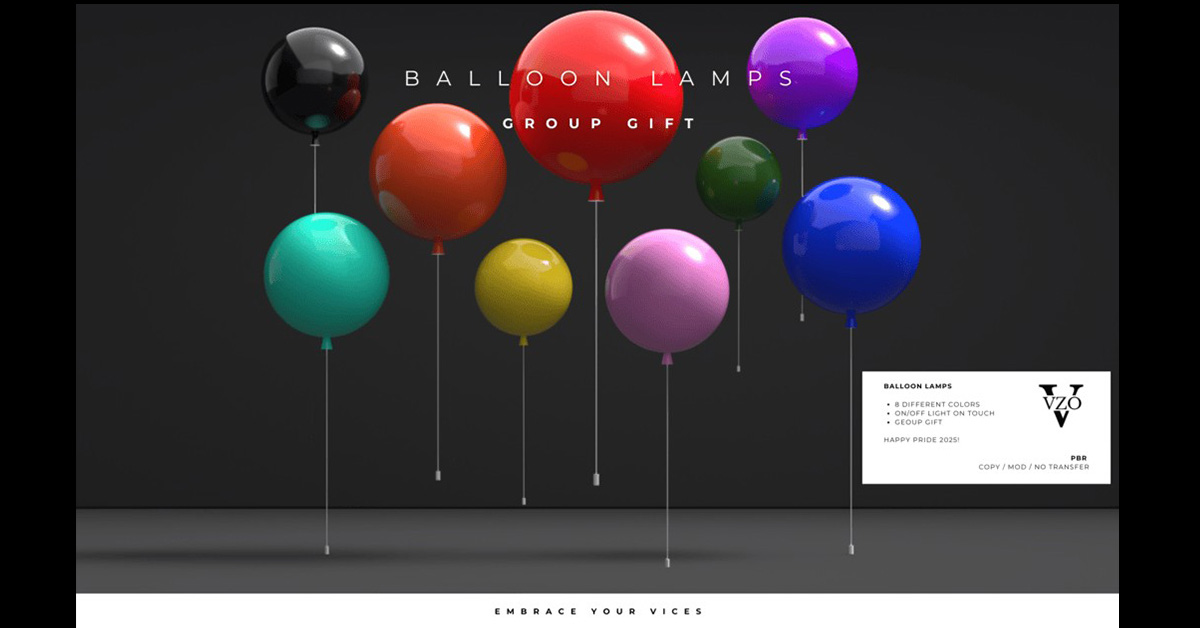 New Group Gift Balloon Lamps at VZO