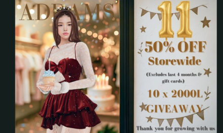 Celebrate Addams 11th Birthday with 50% Off Storewide!