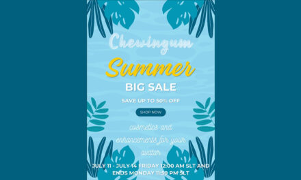 Summer Sale 50% Off at Chewingum