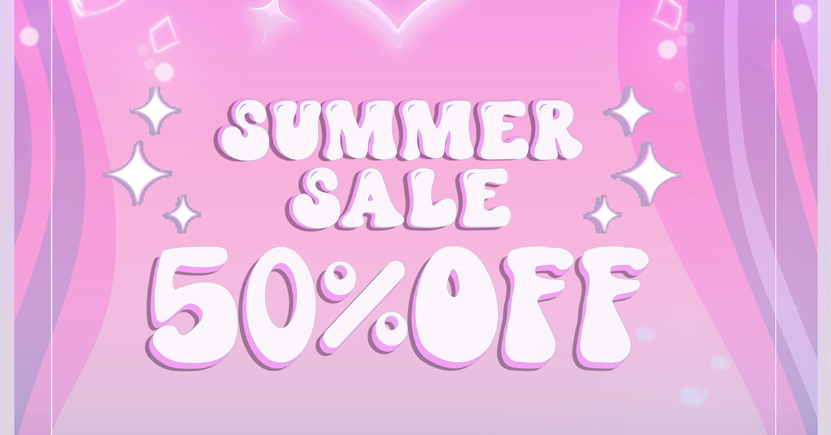 Summer Sale 50% Off Everything at Cry BB