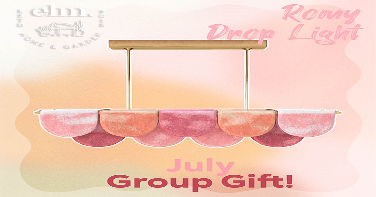 July Group Gift Romy Drop Light at Elm.