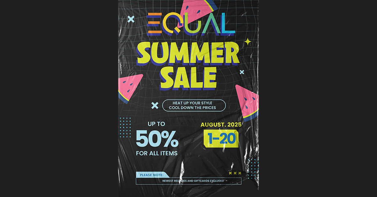 Storewide Summer Sale up to 50% Off at Equal