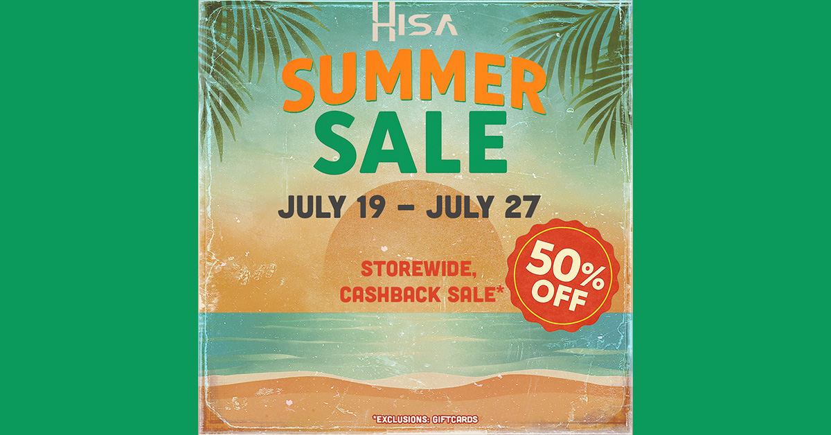 Summer Sale 50% Off at Hisa