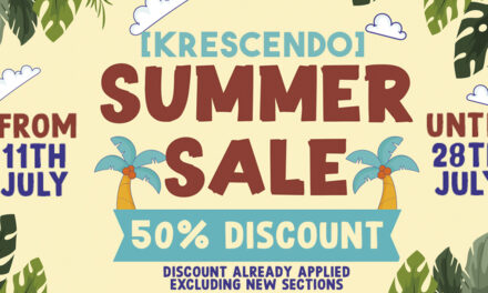 Krescendo Main Store Summer Sale 50% off