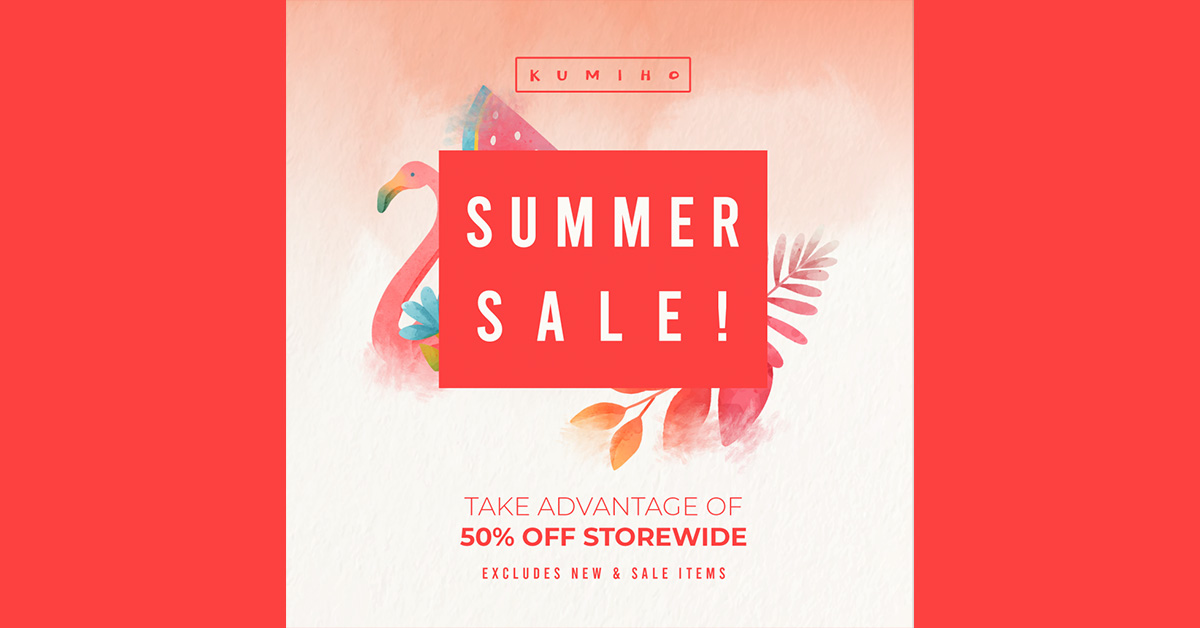 Summer Sale 50% Off at Kumiho Mainstore